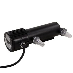 UVC Lampe für Teich: Die ultimative Wasserpflege für klaren Teich AquaForte GUV-207 UV-C, Max. Teich 6 m³, Max. Durchfluss 1,2 m³/Stunde, 7 Watt, Gehäuse mit Quick Lock-Anschluss, Ausgestattet mit 3 Anschlüssen: 3 Schlauchnippel 20/25/32/40 mm und UV-Schauglas
