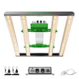 400 Watt LED Grow Lampe: Die ultimative Guide für effizientes Indoor-Growing MARS HYDRO LED Grow Lampe Neu E3000 Vollspektrum Grow Light 300Watt Pflanzenlampe Fernbedienung Dimmbar Kommerziellen Wachsen Lampe Daisy Chain, 2,8 umol/J