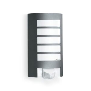 Lampe Haustür Bewegungsmelder: Die besten Modelle für sichere Beleuchtung Steinel Außenleuchte L 12 S anthrazit, 180° Bewegungsmelder, Dämmerungssensor, Alu-Blende, E27, Max. 60W Wandleuchte, 27.2 x 15.5 x 10.8 cm